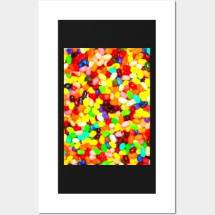 Colorful Cute Jelly Beans Pattern Dress, Apparel and Decor Posters and Art